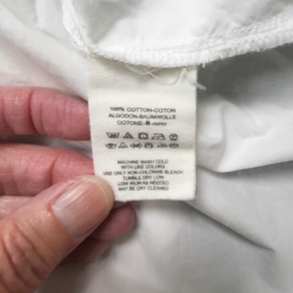 Free People woven oversized blouse in white EUC size L - Picture 6 of 9